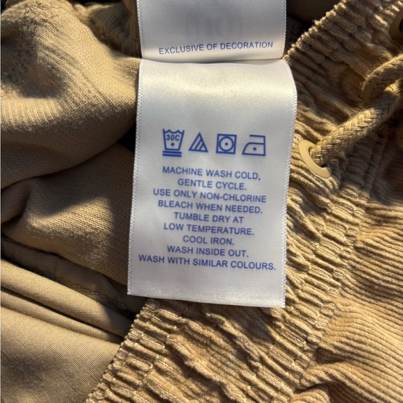 HURLEY NWT Men's Bronco Corduroy Lightweight Pants Tan Size Small Inseam 28.5 - Picture 6 of 11